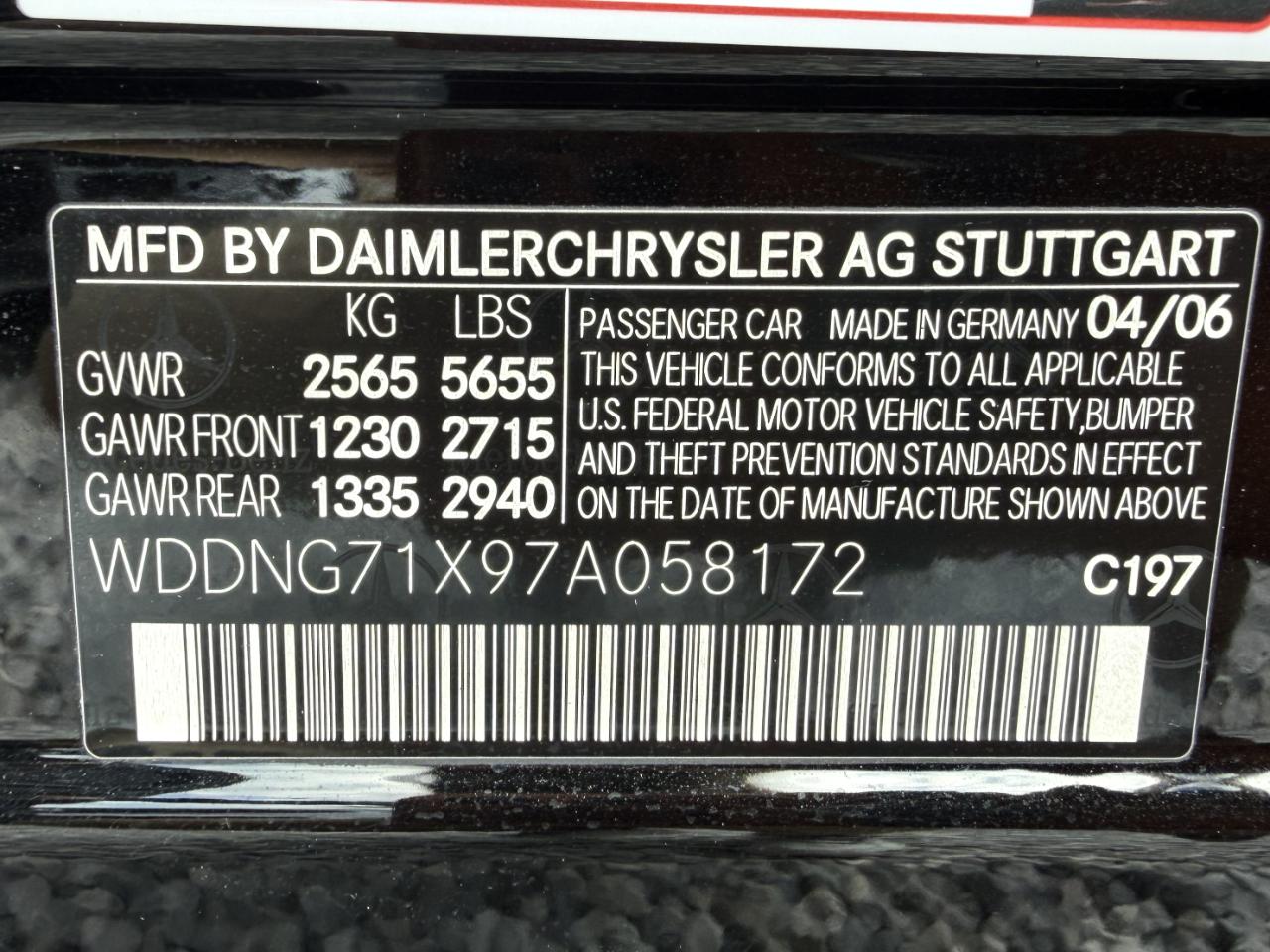 Mercedes-Benz S-Class S550 2007