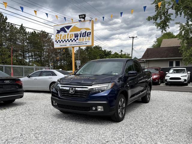 Blue 2017 Honda Ridgeline RTL-T AWD Pickup Truck All-Wheel Drive Automatic