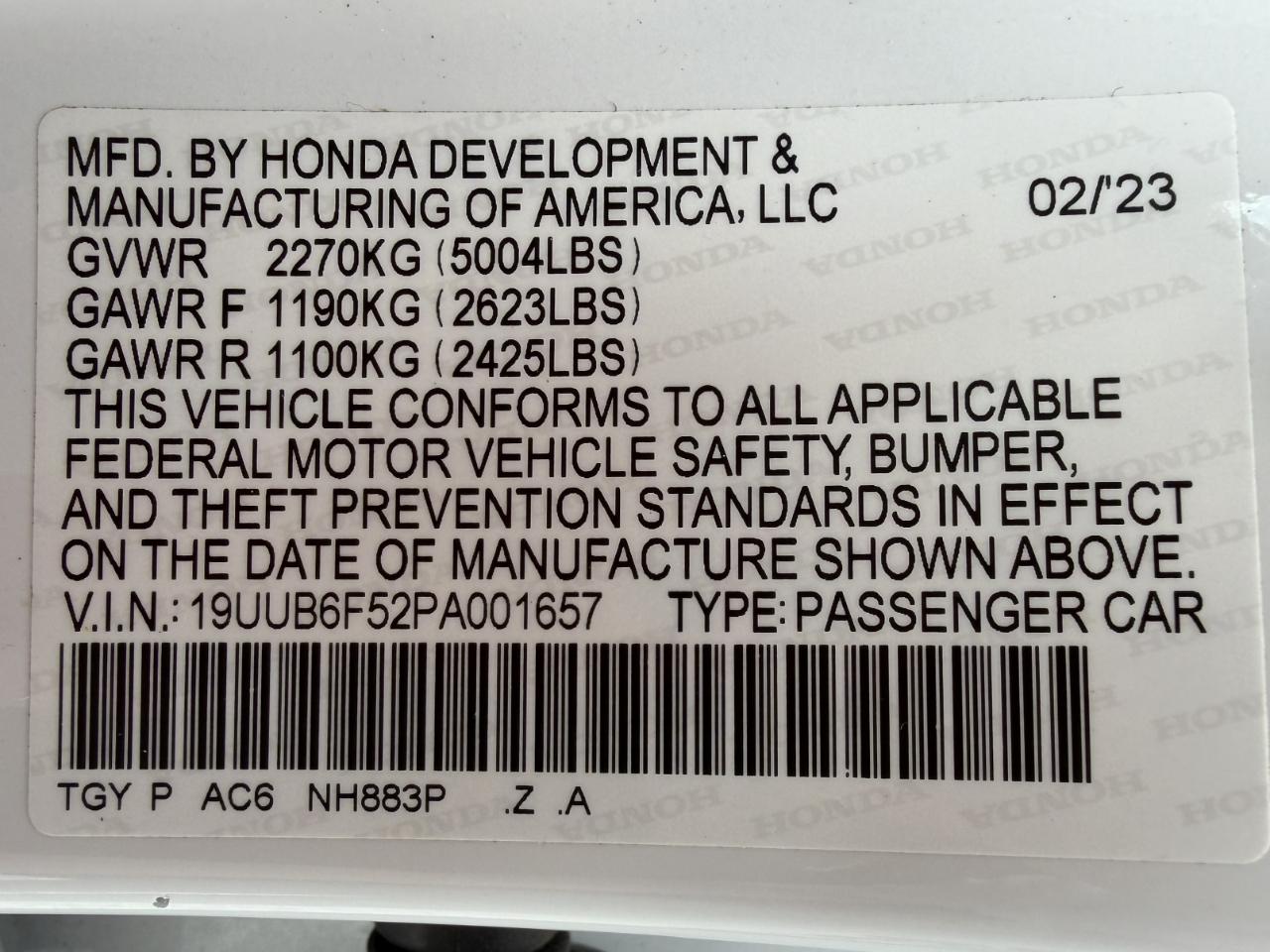 Acura TLX SH-AWD A-Spec Package 2023