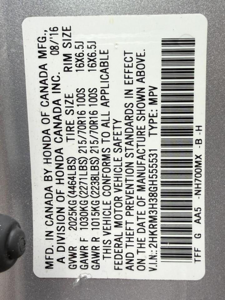 Honda CR-V LX 2WD 2016