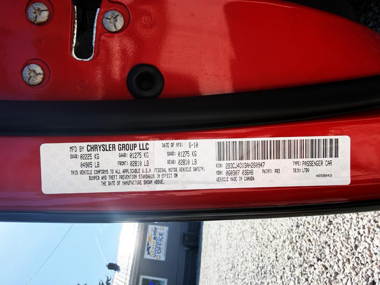 Dodge Challenger SE 2010