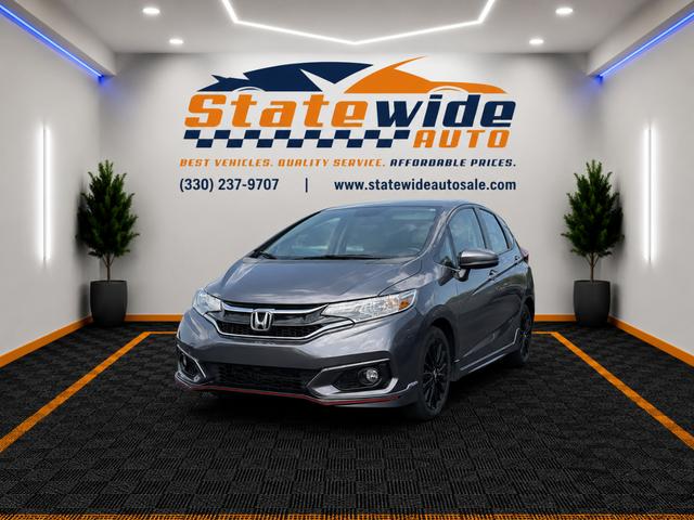 Gray 2019 Honda Fit Hatchback Front-Wheel Drive Automatic