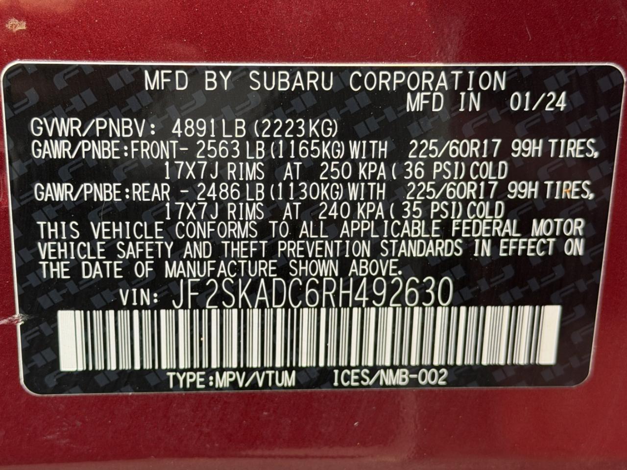 Subaru Forester Premium 2024