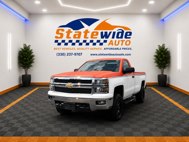Orange 2016 Chevrolet Silverado 1500 Pickup Truck Four-Wheel Drive Automatic
