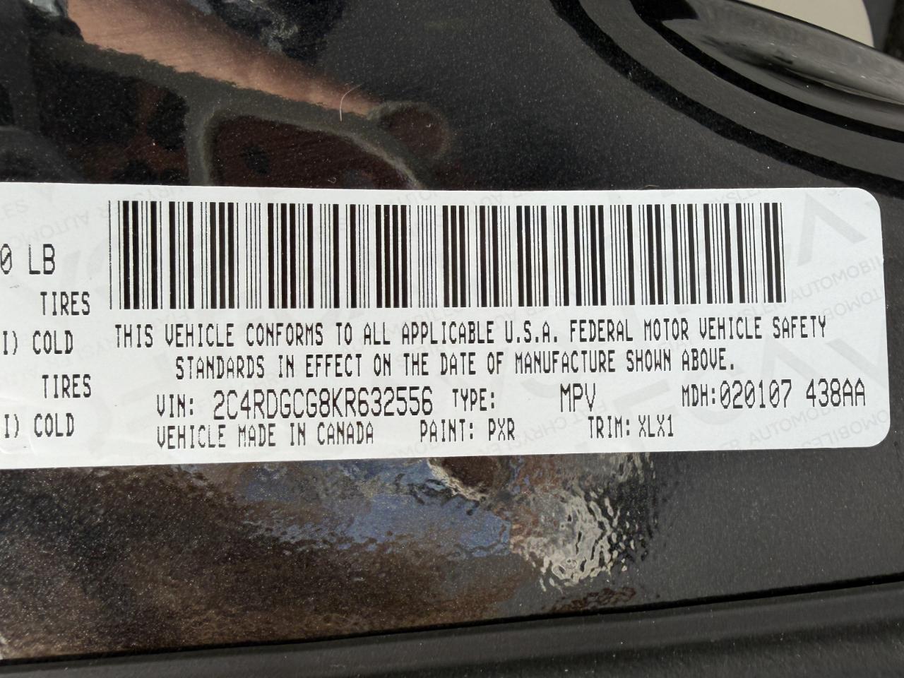 Dodge Grand Caravan SXT 2019
