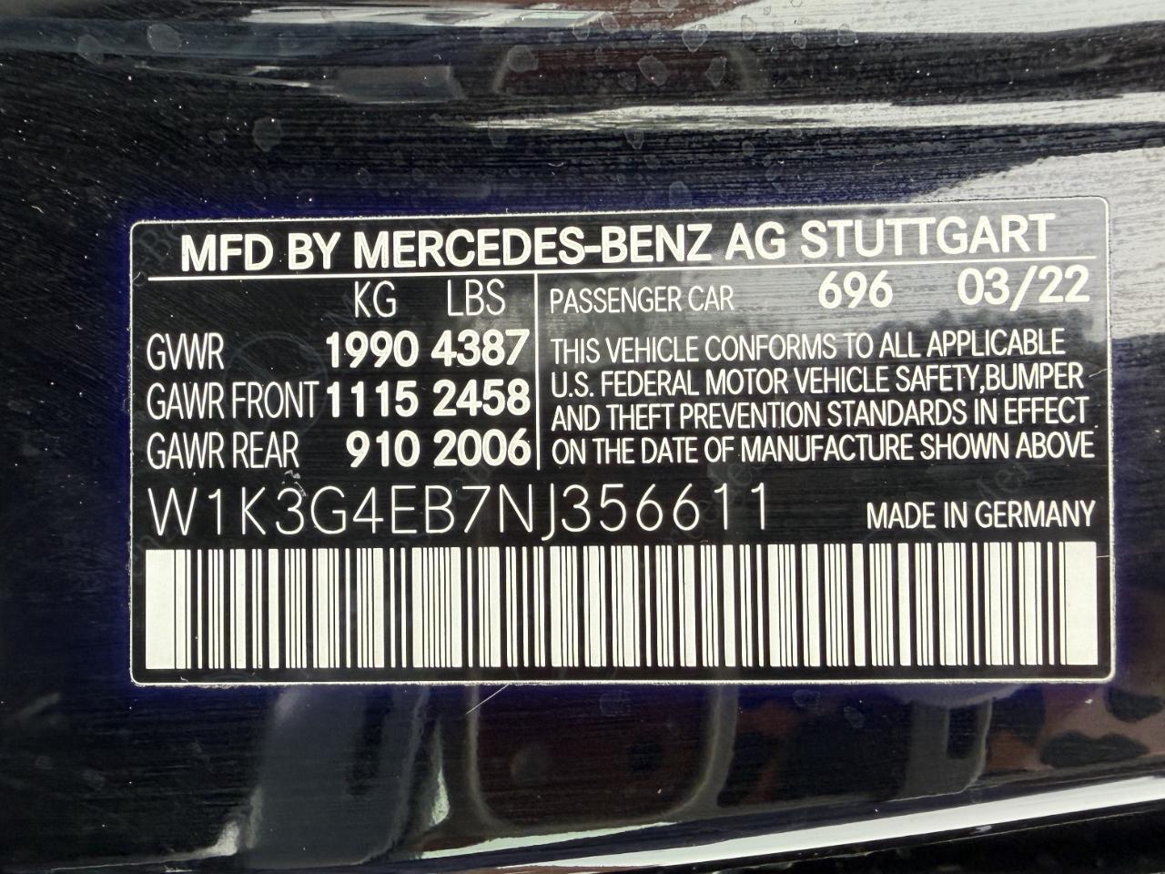 Mercedes-Benz A-Class A 220 2022