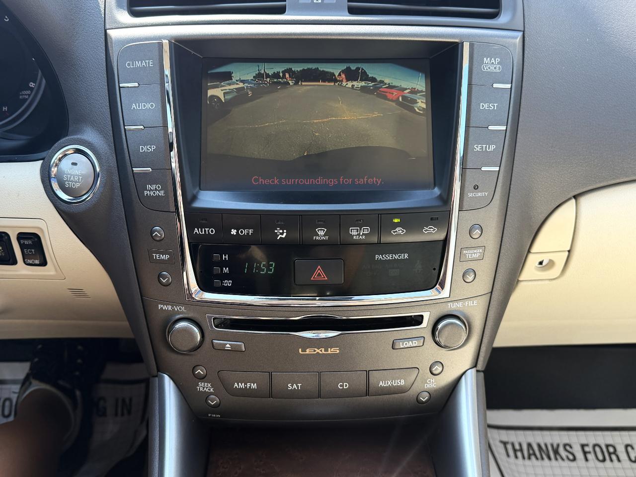 Lexus IS IS 250 AWD 6-Speed Sequential 2010