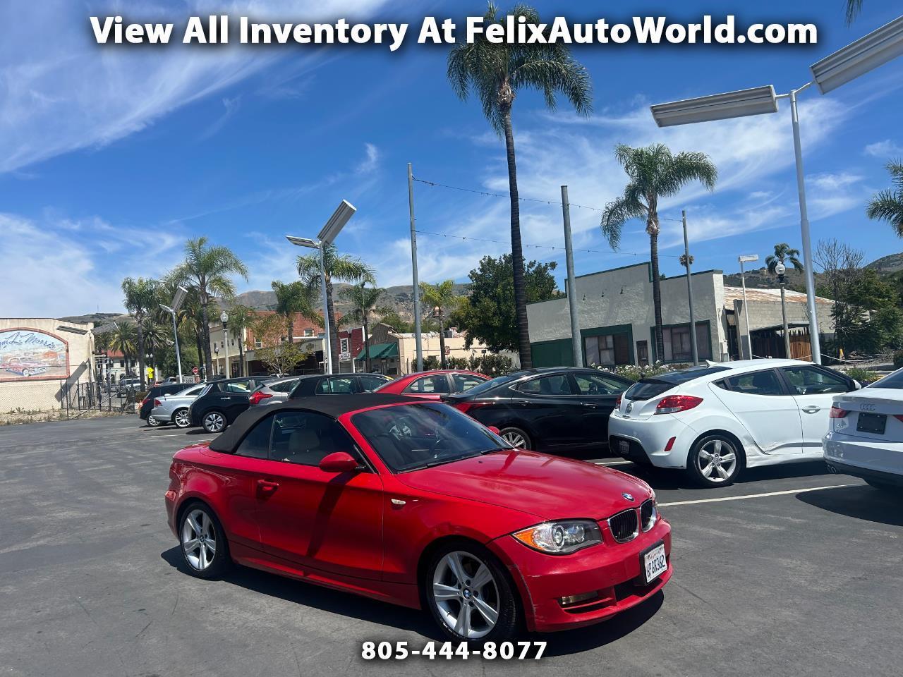 2008 BMW 1 Series 2dr Conv 128i SULEV