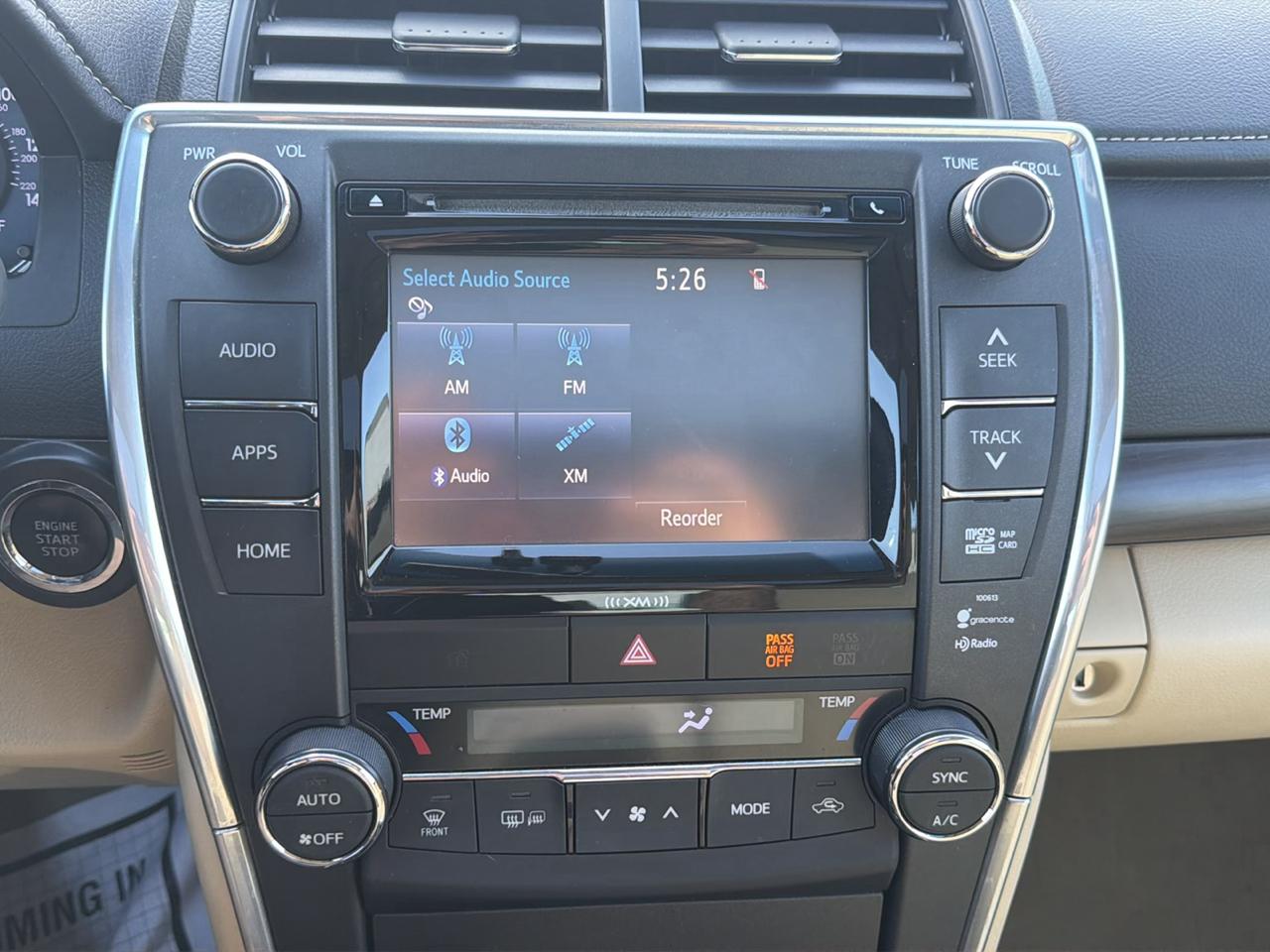 Toyota Camry XLE 2016