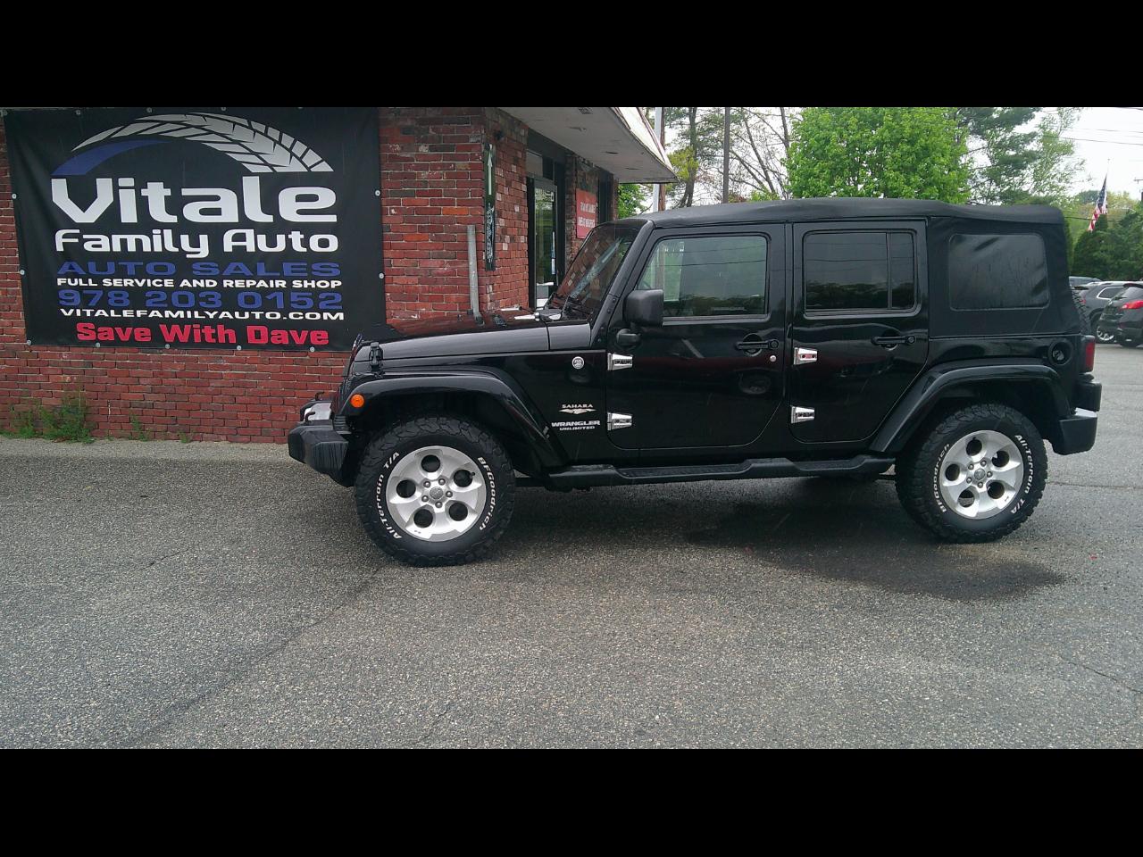 2013 Jeep Wrangler Unlimited Sahara 4WD