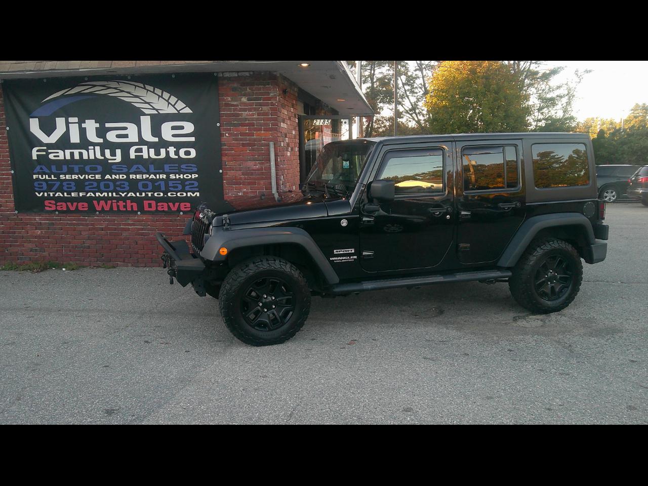 2014 Jeep Wrangler Unlimited 4WD 4dr Sport