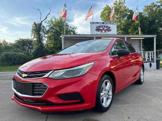 Red 2018 Chevrolet Cruze Sedan Front-Wheel Drive Automatic