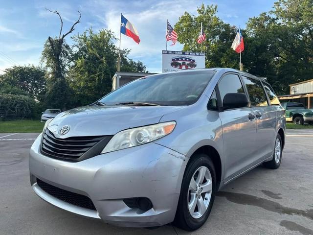 Silver 2012 Toyota Sienna Minivan Front-Wheel Drive Automatic