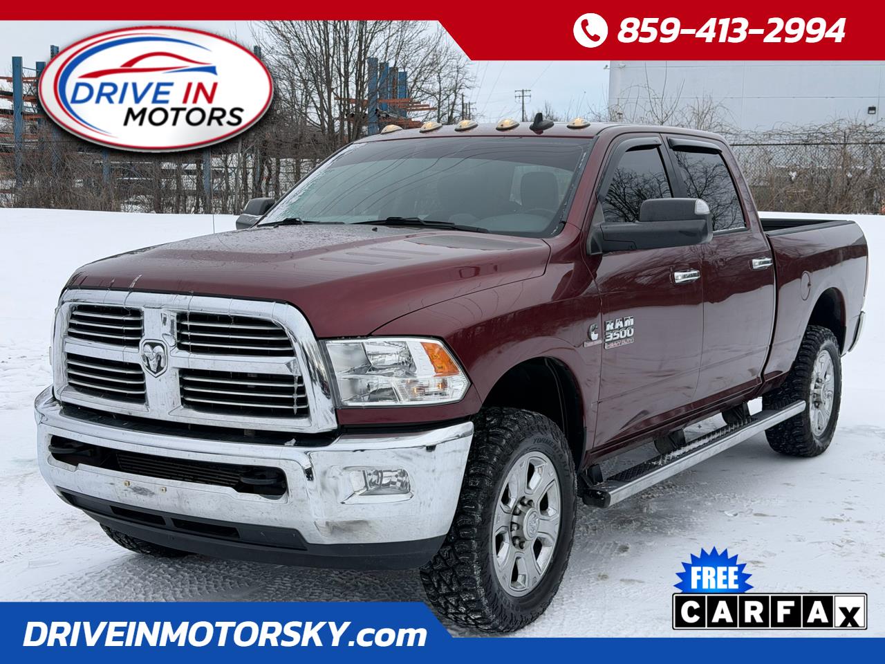 2016 RAM 3500 SLT Crew Cab SWB 4WD