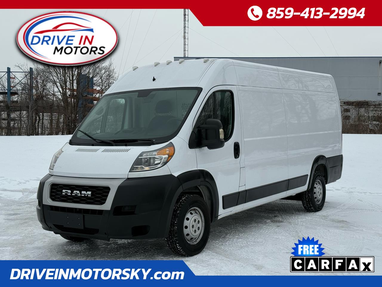 2019 RAM Promaster 3500 High Roof w/Extended Length