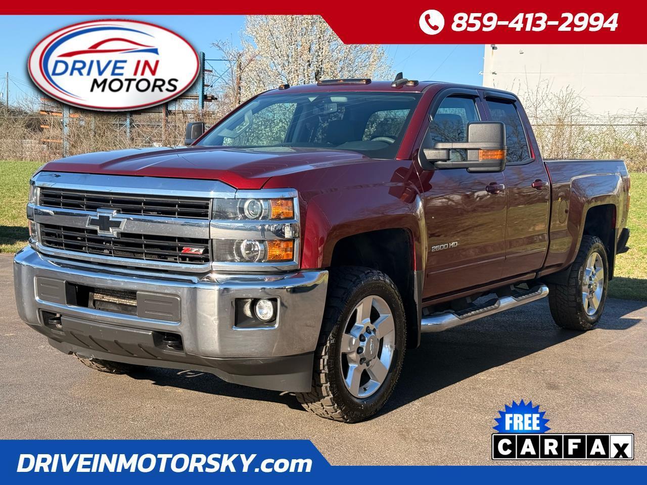 2016 Chevrolet Silverado 2500HD 4WD Double Cab 144.2" LT