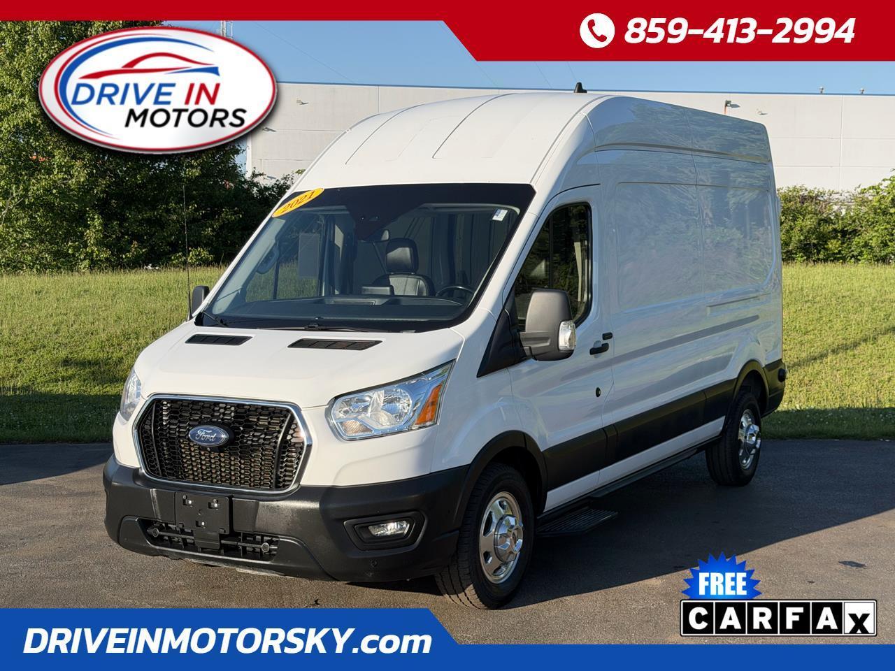 2021 Ford Transit Cargo Van T-350 148" Hi Rf 9500 GVWR AWD
