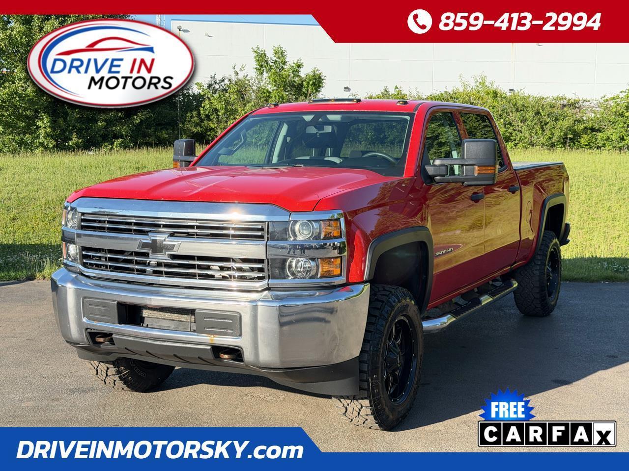 2016 Chevrolet Silverado 2500HD 4WD Crew Cab 153.7" Work Truck