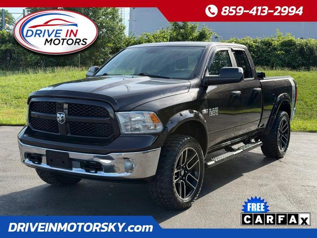 Brown 2017 RAM 1500 Outdoorsman Quad Cab 4WD Pickup Truck 6-Speed Automatic