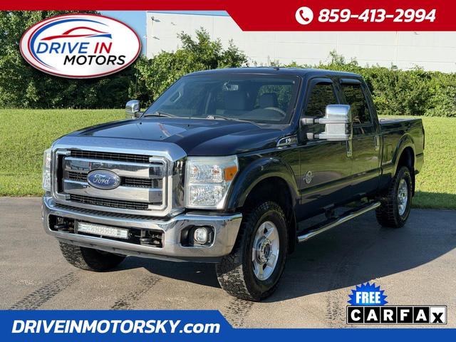 Blue 2016 Ford F-350 Super Duty Pickup Truck Four-Wheel Drive 6-Speed Automatic