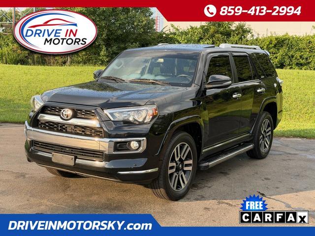 Black 2017 Toyota 4Runner SUV / Crossover Four-Wheel Drive 5-Speed Automatic