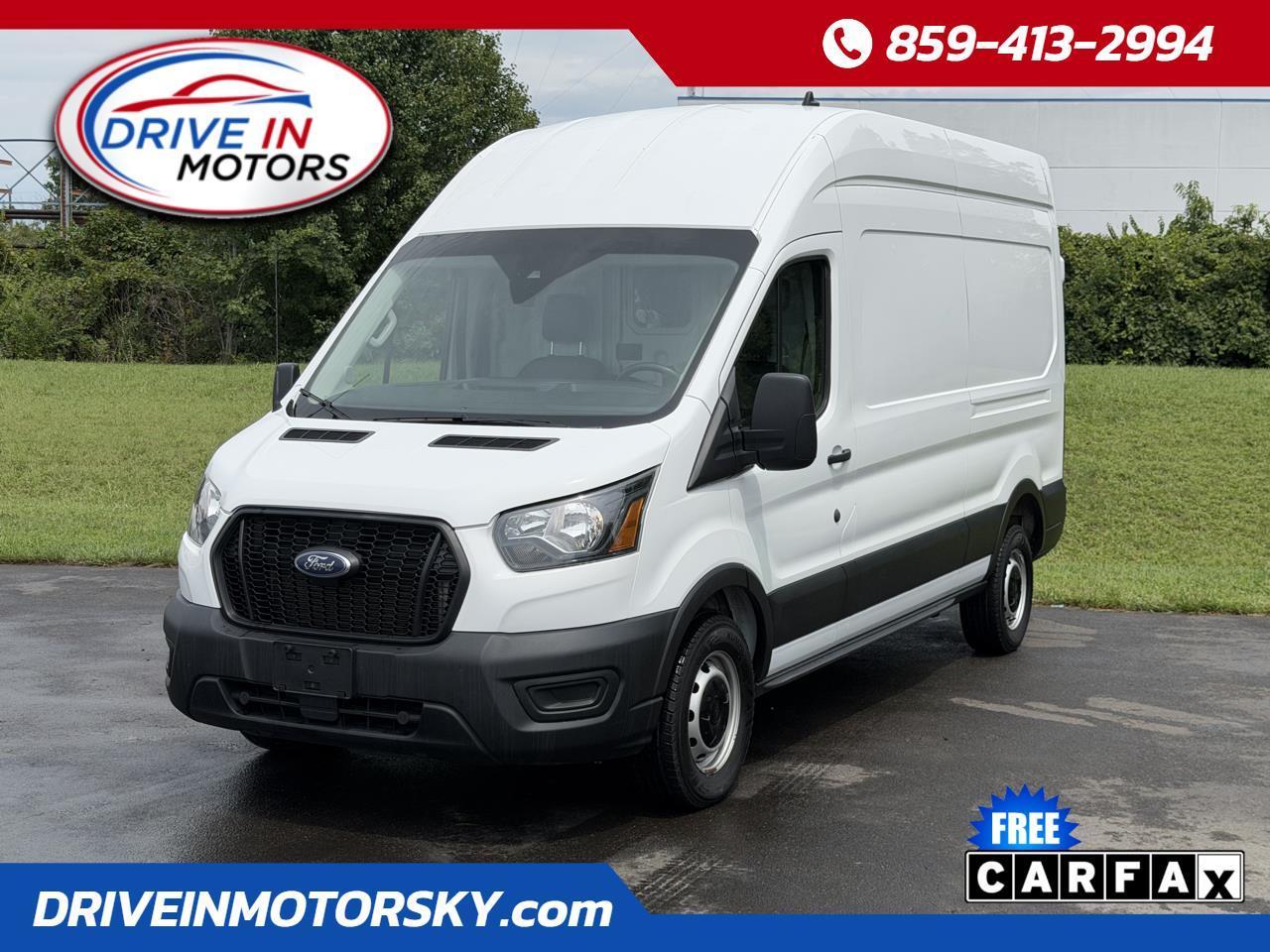 2023 Ford Transit Cargo Van T-250 148" Hi Rf 9070 GVWR RWD
