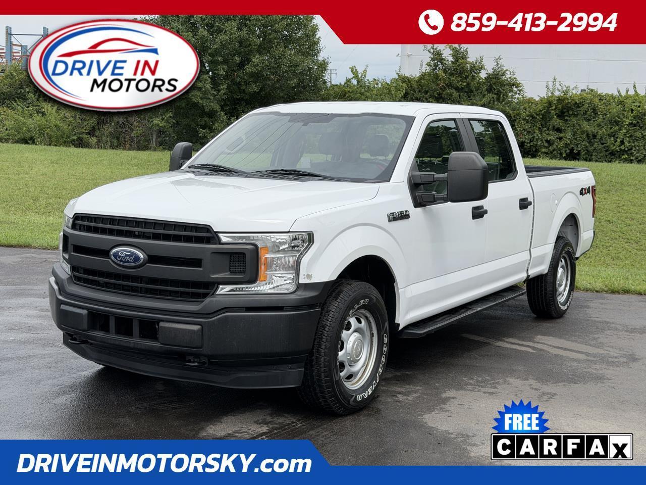 White 2018 Ford F-150 Pickup Truck Four-Wheel Drive 6-Speed Automatic