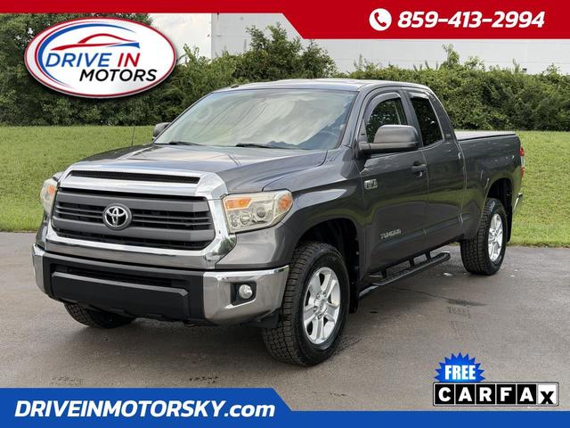 Gray 2015 Toyota Tundra Pickup Truck Four-Wheel Drive 5-Speed Automatic