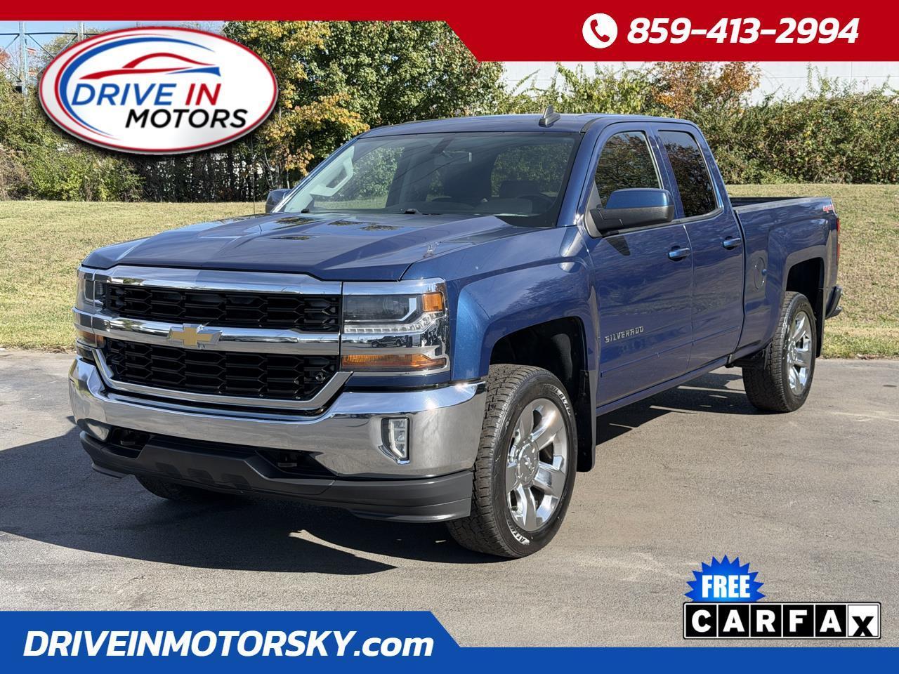 Chevrolet Silverado 1500 4WD Double Cab 143.5" LT w/1LT 2016