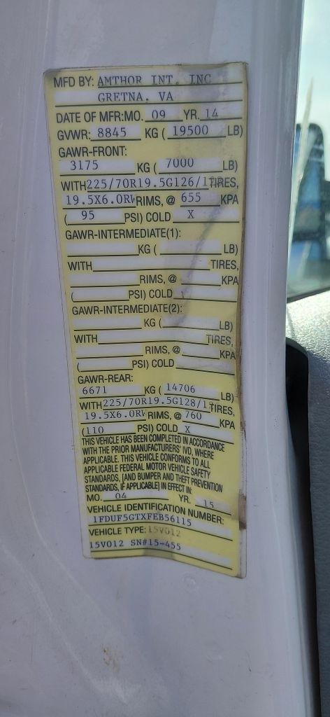 Ford F-550 Regular Cab DRW 2WD 2015