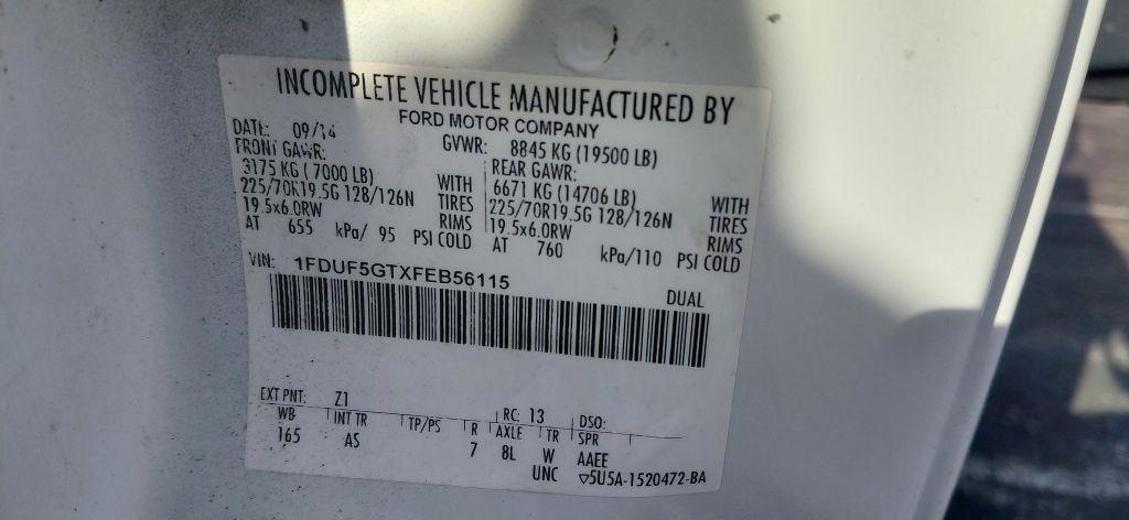 Ford F-550 Regular Cab DRW 2WD 2015