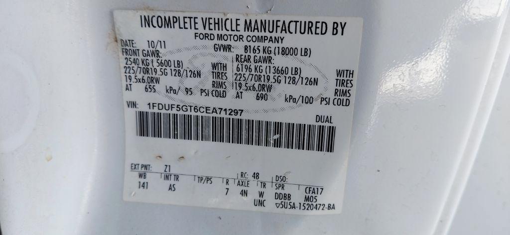 Ford F-550 Regular Cab DRW 2WD 2012