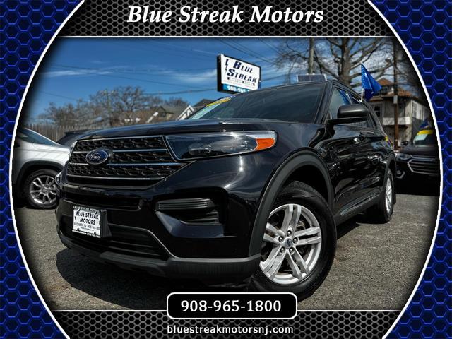Black 2022 Ford Explorer XLT AWD SUV / Crossover All-Wheel Drive Automatic