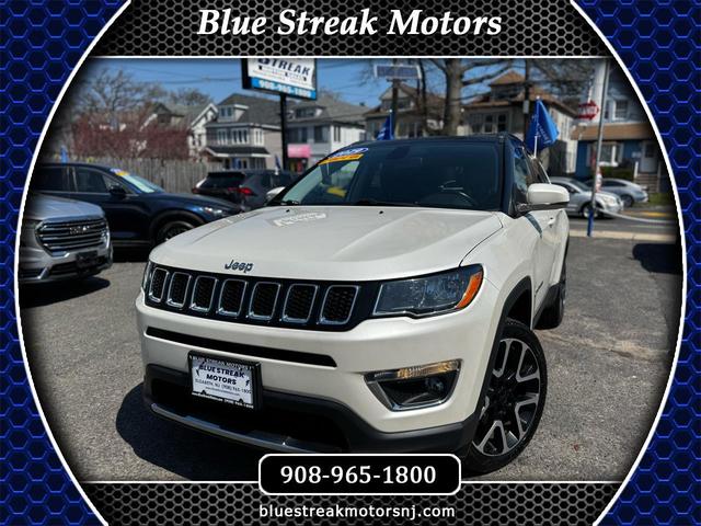 White 2019 Jeep Compass Limited 4WD SUV / Crossover Four-Wheel Drive Automatic