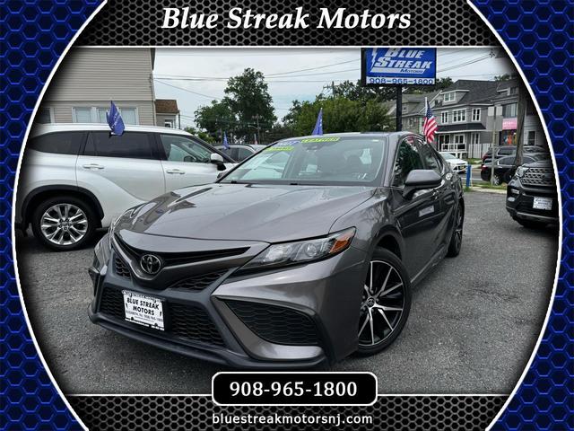 Gray 2021 Toyota Camry Sedan Front-Wheel Drive Automatic