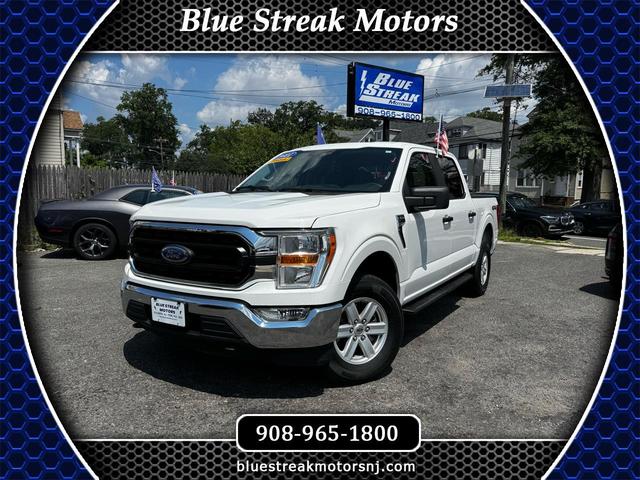 White 2021 Ford F-150 Pickup Truck Four-Wheel Drive Automatic