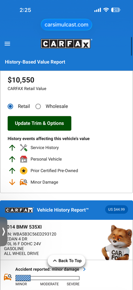 BMW 5-Series 535i xDrive 2014