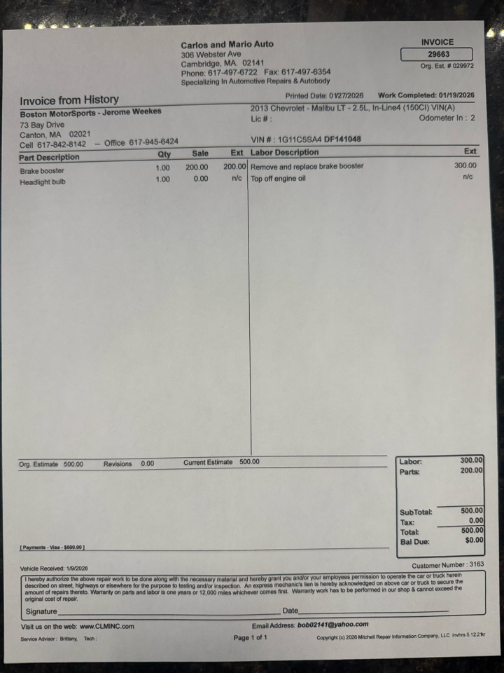 Chevrolet Malibu 1LT 2013