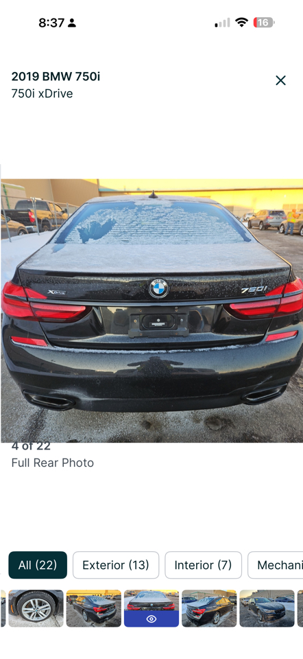 BMW 7-Series 750i xDrive 2019
