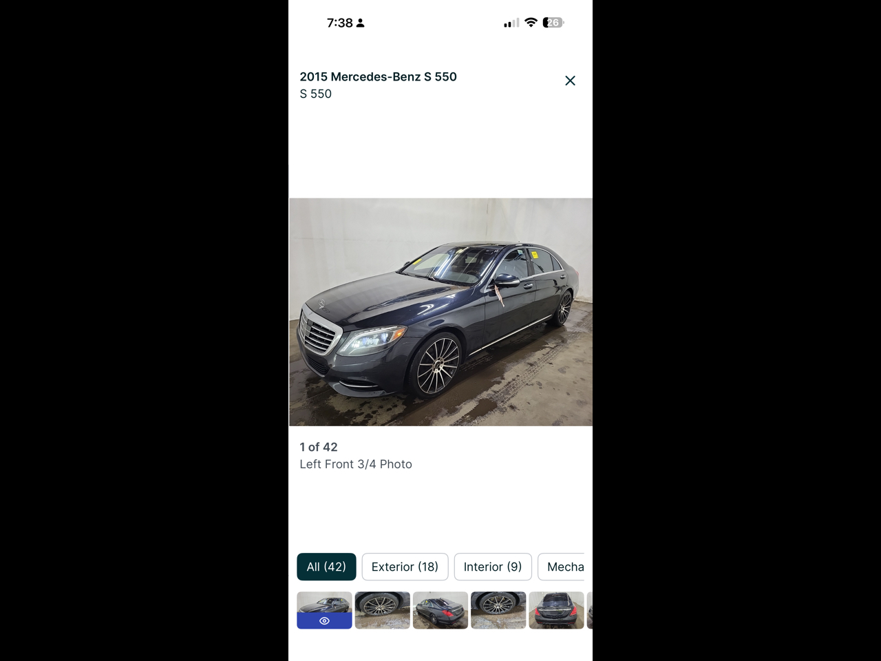 Mercedes-Benz S-Class S550 4MATIC 2015