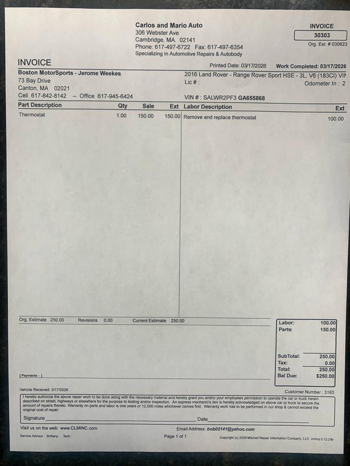 Land Rover Range Rover Sport HSE 2016