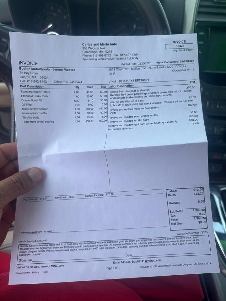 Chevrolet Malibu LTZ 2013