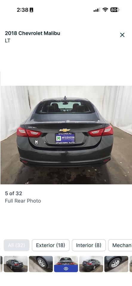 Chevrolet Malibu LT 2018