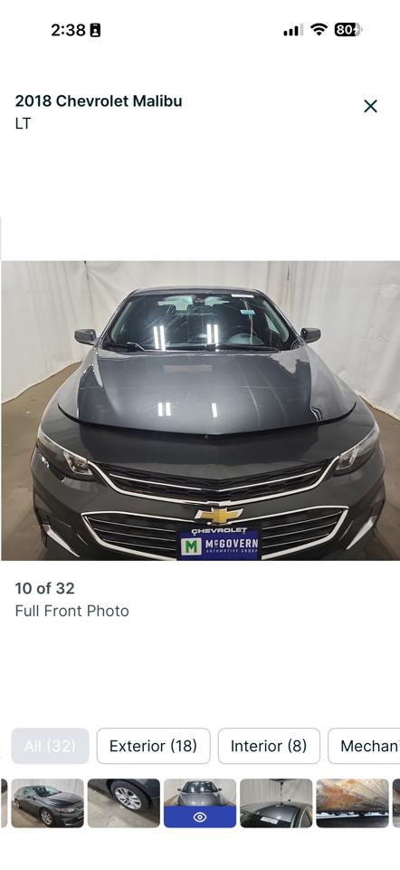 Chevrolet Malibu LT 2018