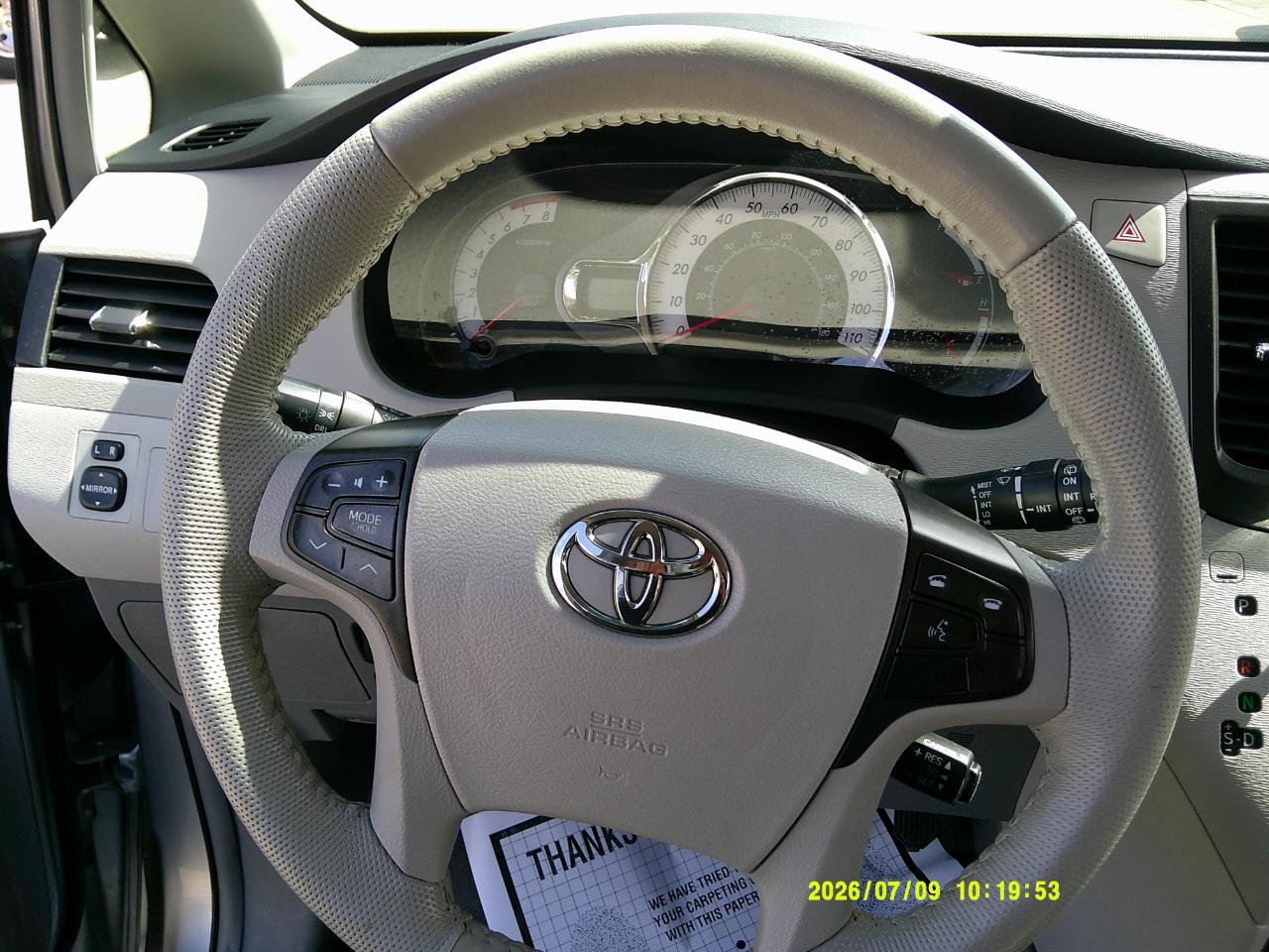 Toyota Sienna 5dr 8-Pass Van V6 SE FWD (Natl) 2014
