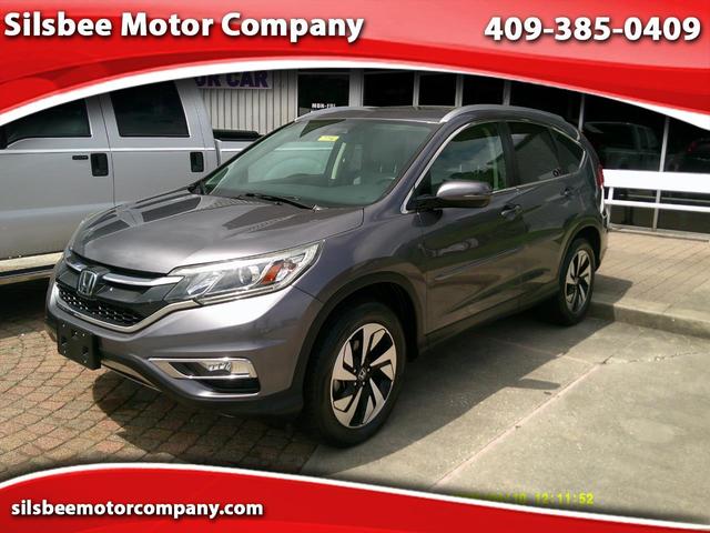 Gray 2015 Honda CR-V Touring FWD SUV / Crossover Front-Wheel Drive Automatic