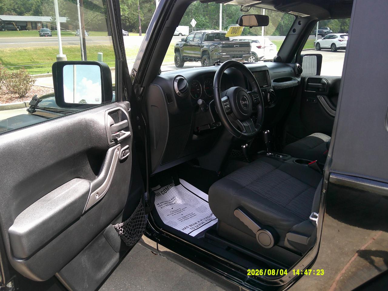Jeep Wrangler 4WD 2dr Sport 2012