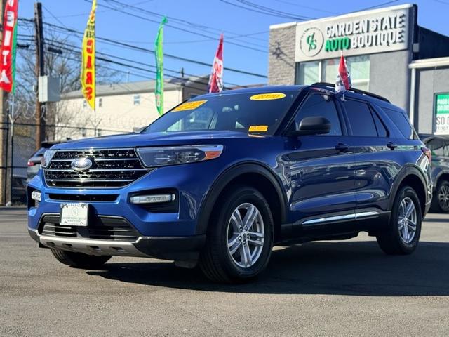 Blue 2020 Ford Explorer XLT AWD SUV / Crossover All-Wheel Drive Automatic