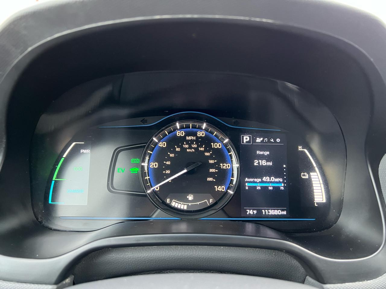 Hyundai Ioniq Hybrid Blue 2017