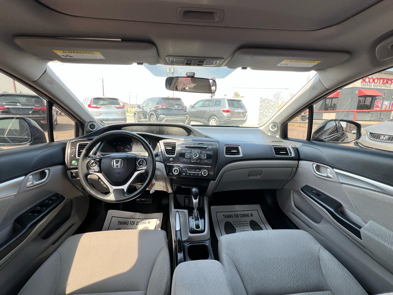 Honda Civic EX Sedan 5-Speed AT 2013